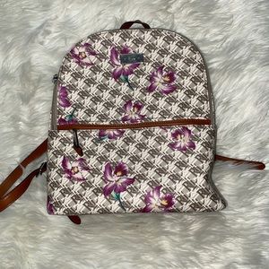 Lauren Ralph Lauren - White Leather Backpack